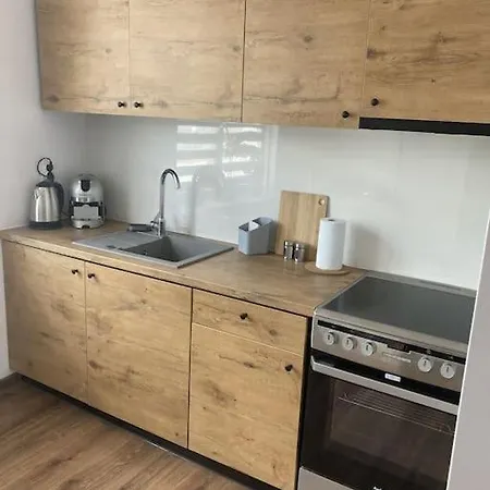 W Centrum Malborka アパート *